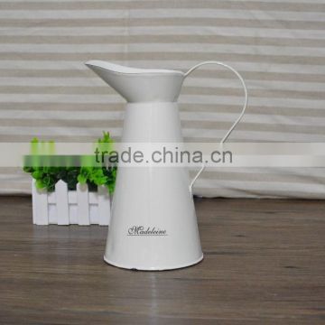 water pitcher with side handle for decoration