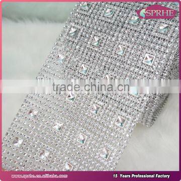 Silver Diamond Mesh Wrap Roll photo-6
