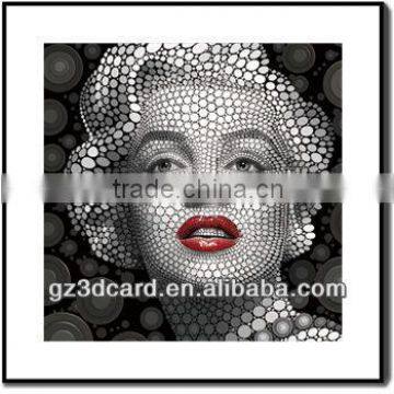 New Hot product Marilyn PS 3D Photo 3d Miniature Framed Picture