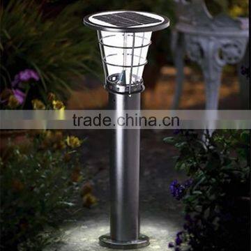 high brightness ce rohs listed 4w solar panel solar led bollard light for garden / lawn light