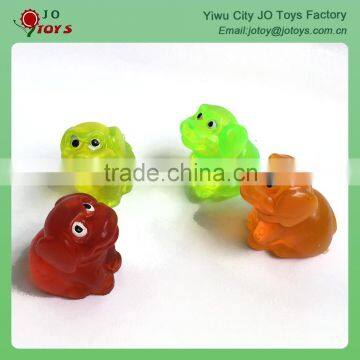 Plastic material sticky animal toy like dog