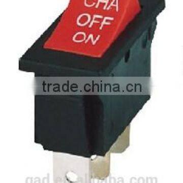 CNGAD 3pin CHA-OF-ON miniature boat switch(mini rocker switch,electrical rocker switch)(KCD2-103)