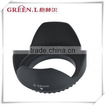 Tulip Shaped Lens Hood for 58mm D-SLR Kit Lens 18-55mm