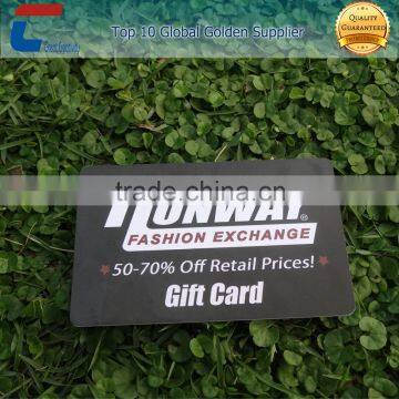 High quality rfid gift cards for restaurant ans shipping mall