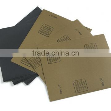 BN82 sandpaper waterproof silicon carbide electro cotated latex paper surface finishing