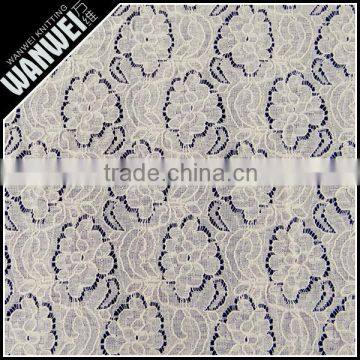 6 Discount Hot Sales High Quality Heavy Fabric Big Lace Design Multi Color White and Pink Guipure Long Dress Lace 7038 photo-2