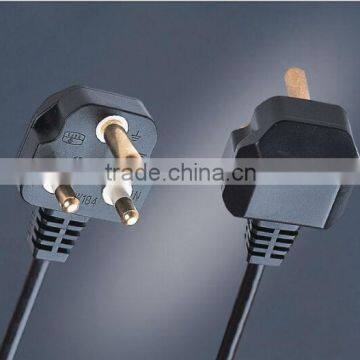 Non-Retractable AC Power Cord 3 pins plug