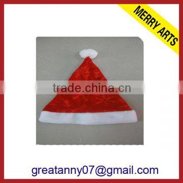 2015 new product crazy flash red christmas cap for wholesale