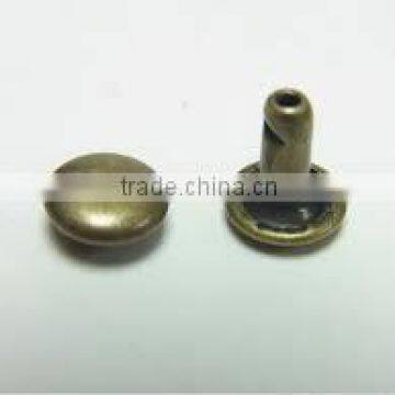 brass double cap rivet