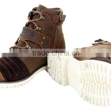 Motorcycle Touring Boots MBT006 Vintage Design Casual Wear Cowhide Leather 2015 New Arrival photo-2