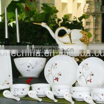 Pakistan Indian crockery ceramic microwavable bowls kitchen home decor made in china