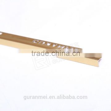 L shape tile edge finishing trim/aluminum ceramic tile profile