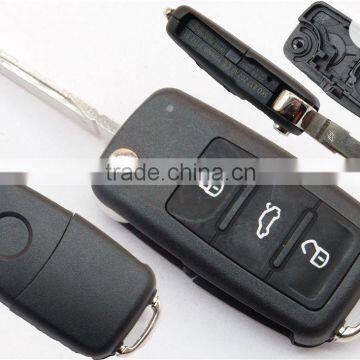 Best Price Car Key Blanks For VW With 3 buttons remote key shell