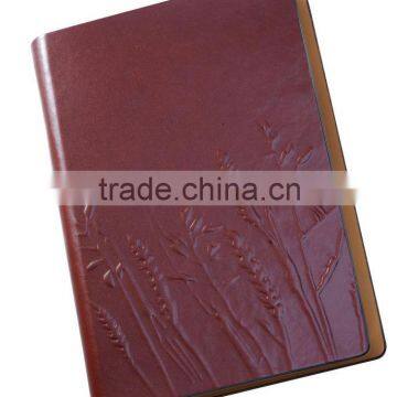 zj015072 high quality thermal PU spiral notebook