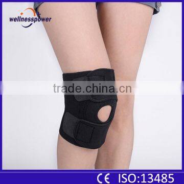 2016 Factory Elastic Wraparound Black Sports Neoprene Leg Knee Protector Guard Pad Brace