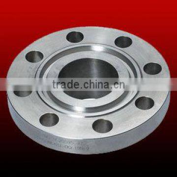 Flexible Metallic Hose With Plate Flange Fitting