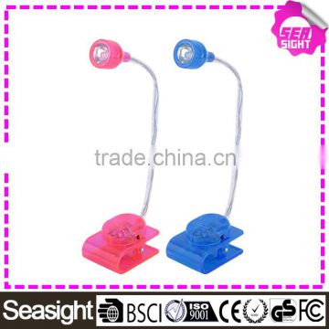 eye protection desk lamp ABS plastic Flexible clip on led office desk lamp