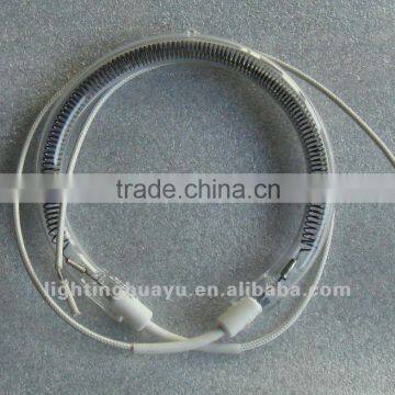 C-shaped infrared carbon heating element