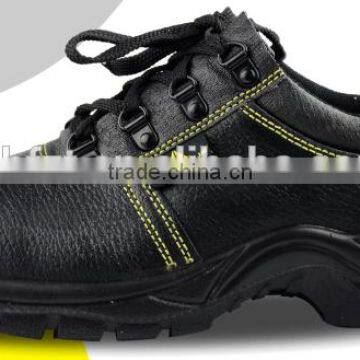 100% Leather Low-cut Anti-static Steel Toecap Heel Energy Absorption Safety Shoes photo-3