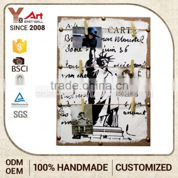 Customization Craft Hanging Plaque Plastic Wall Art Coffee Shop Sign Board