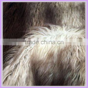 2016 NEW design faux mongolian fur tibetan lamb fur goat hair fabric