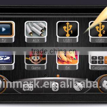 Double din 6.2'' universal car dvd player DK6533-D with newest Mirror-Link/3G/GPS/MSTAR2531 solution radio etc. features