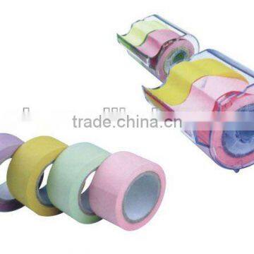 New design roll memo pad with plastic box