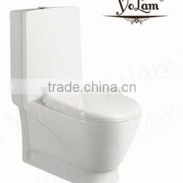 YL-1081hot sale western standard size wash down one-piece toilet