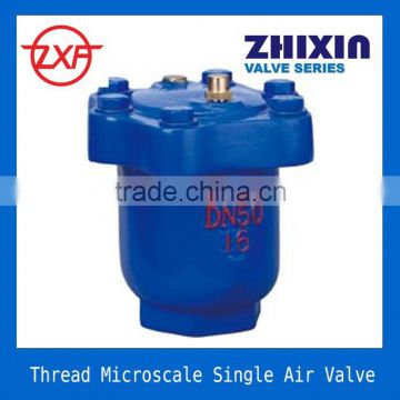 Threaded single Orifice automatic Microscale Air Release Valve