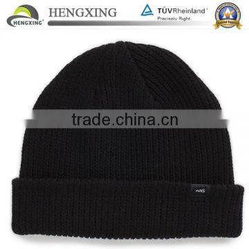 High Fashion Turn up Pom Knitted Beanie Caps and Hats photo-3