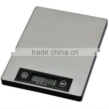 future life digital stainless steel kitchen scale with tare function 5kg
