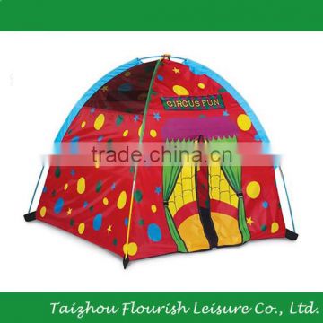 Kids Play Dome Tent With Circus of Fun Cartoon Printing