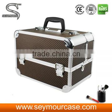 cosmetics beautician beauty make suitcase/cosmetics makeup pvc professional suitcase/cosmetic case