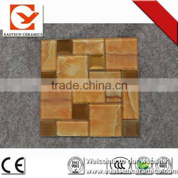 gold bathroom swimming pool glass mosaic tiles