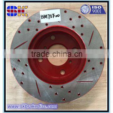 New design auto brake disc rotor with great price