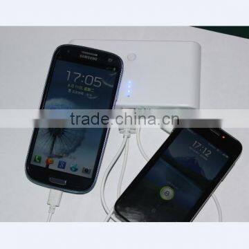 2014 china manufacturer high capacity 8800mAH portable power bank with 2usb