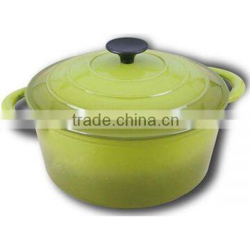 enamel cast iron round cocotte