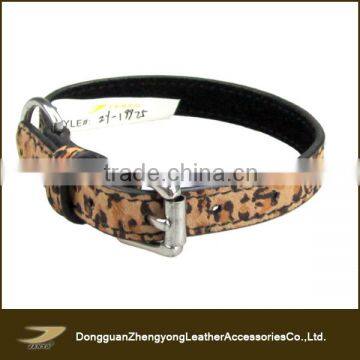 OEM Fashion leopard pattern dog collar