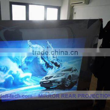 DEFI best price 53square meter(1.27m*41.87m) white front projection films stick on glass