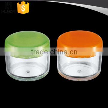 china good price 15ml round clear plastic jar cosmetic for wholesale