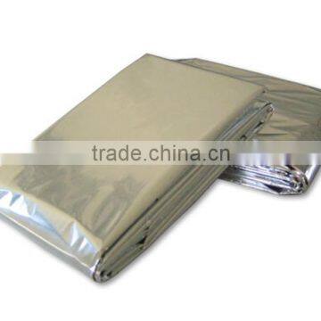 MK-FAB10 Wholesale Golden Silver Disposable First Aid Blanket Emergency Mylar Thermal Blanket Foil Emergency Blanket