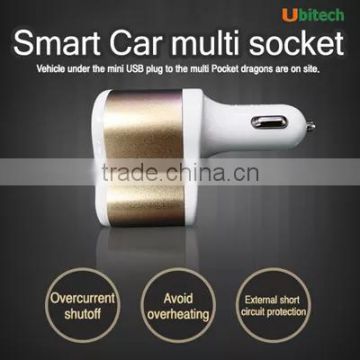 [Ubitech]Car Multi Socket USB Charger Power Strip Outlet USB Socket smart