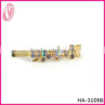 Chinese Wholesale beauty rhinestone mini hair pins and clips for girl