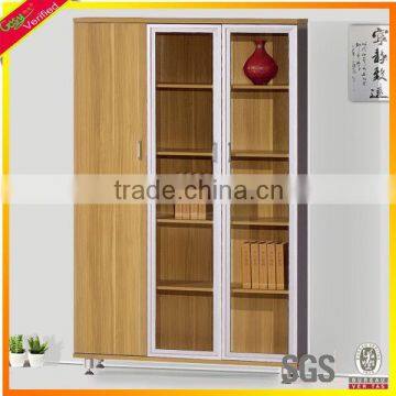 Hot sale glass door display filing cabinet,wooden cabinets