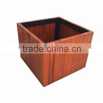 Camphor solid wood planter box wooden outdoor planter