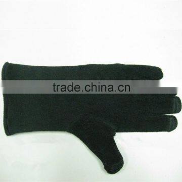 Hot and Promotional Gift, Good Quality Black Winter 3 Tips Touch Screen Gloves for Iphone, Ipad, and Other Touch Screen Products