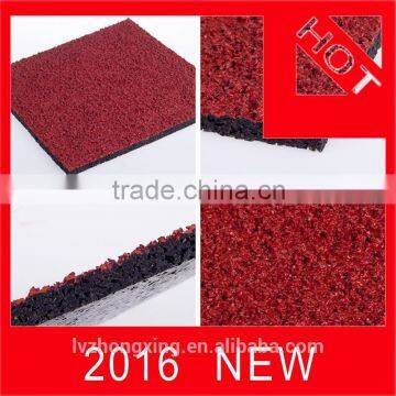 Brand new rubber running track for sports flooring tiles/ recycled rubber sports flooring with high quality