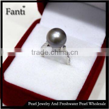 mother of pearl pearl wholesale price natural round ring real 925 silver ring