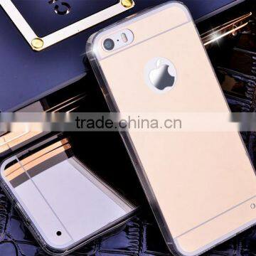 Luxury Clear Tpu Aluminum Mirror Case for Iphone 6, for Iphone 6s/6s Plus/5s Tpu Mirror Case photo-2