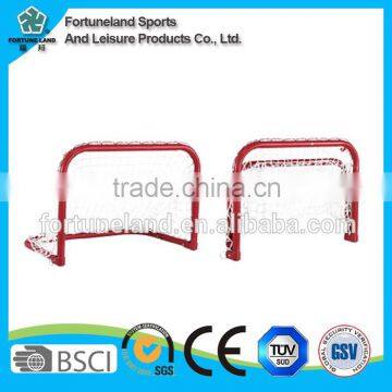 Double foldable outdoor play mini hockey goal